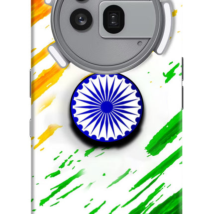 Indian Flag Ashoka Chakra Nothing Phone 3a Pro Pop Case by Casekaro
