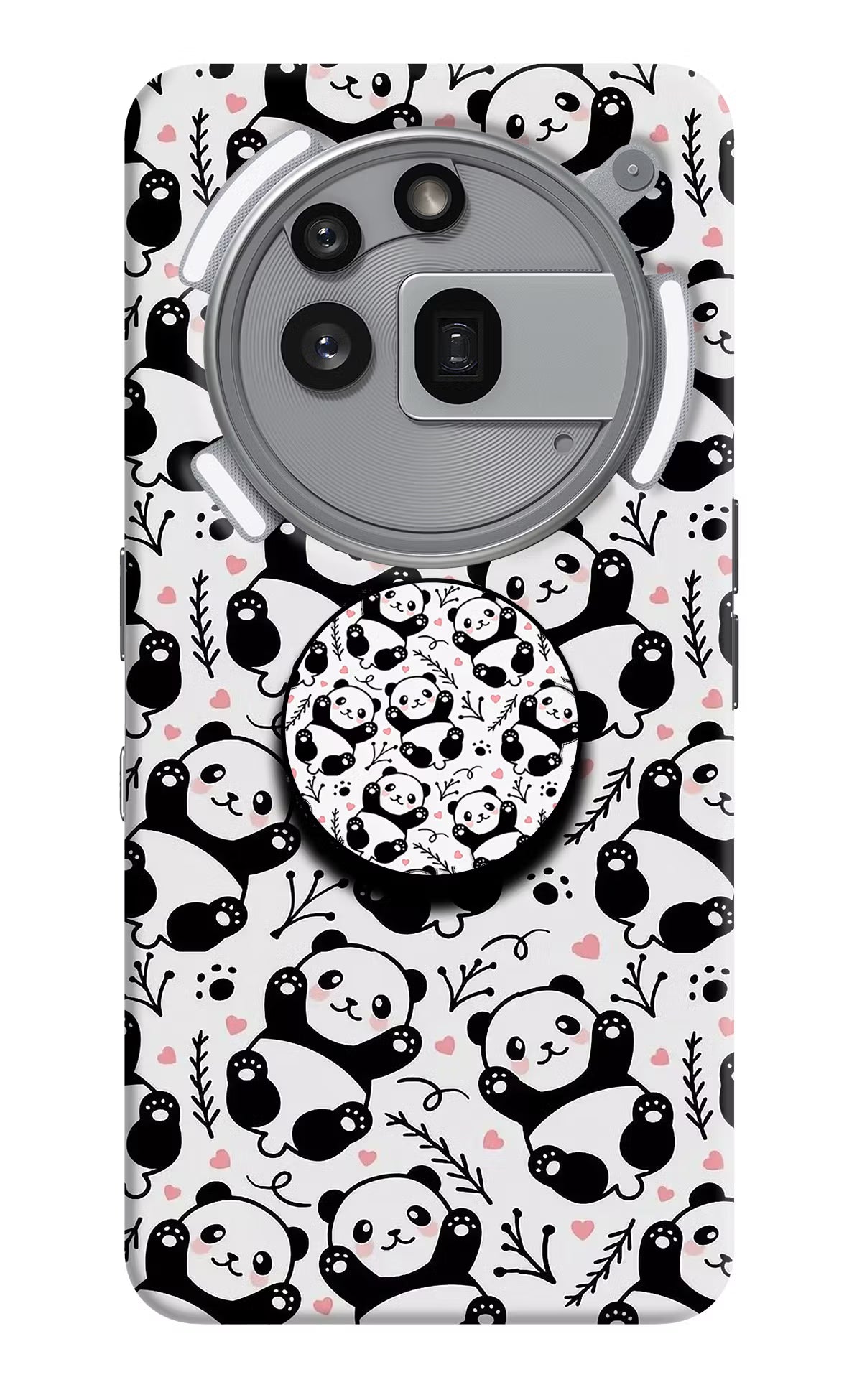 Cute Panda Nothing Phone 3a Pro Pop Case by Casekaro