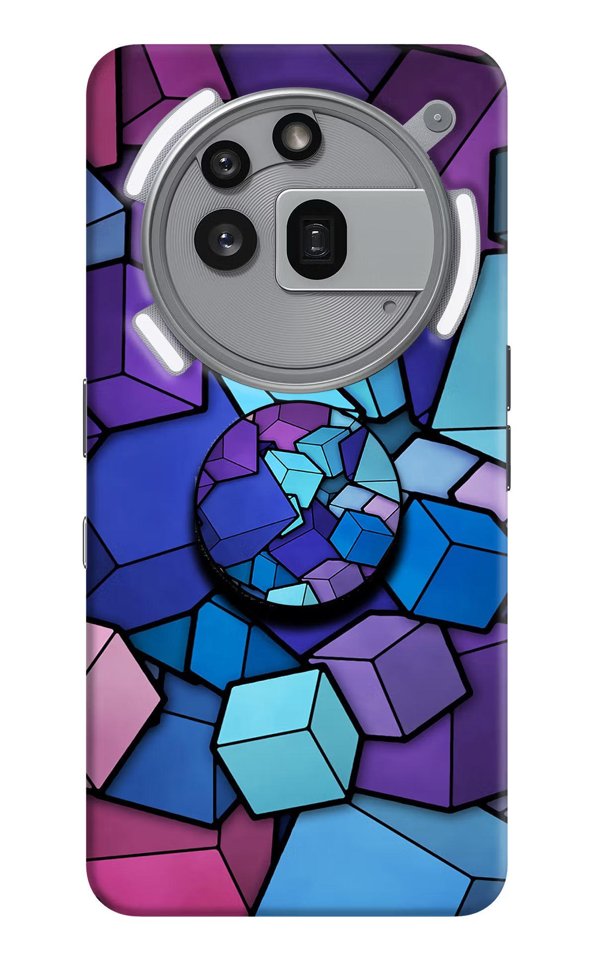 Cubic Abstract Nothing Phone 3a Pro Pop Case by Casekaro