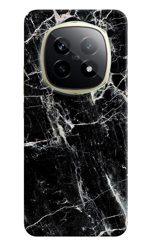 Black Marble Texture Realme P2 Pro 5G Hard Case Back Cover by Casekaro