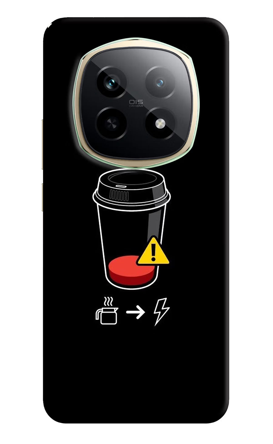 Coffee Realme P2 Pro 5G Back Cover, Hard case