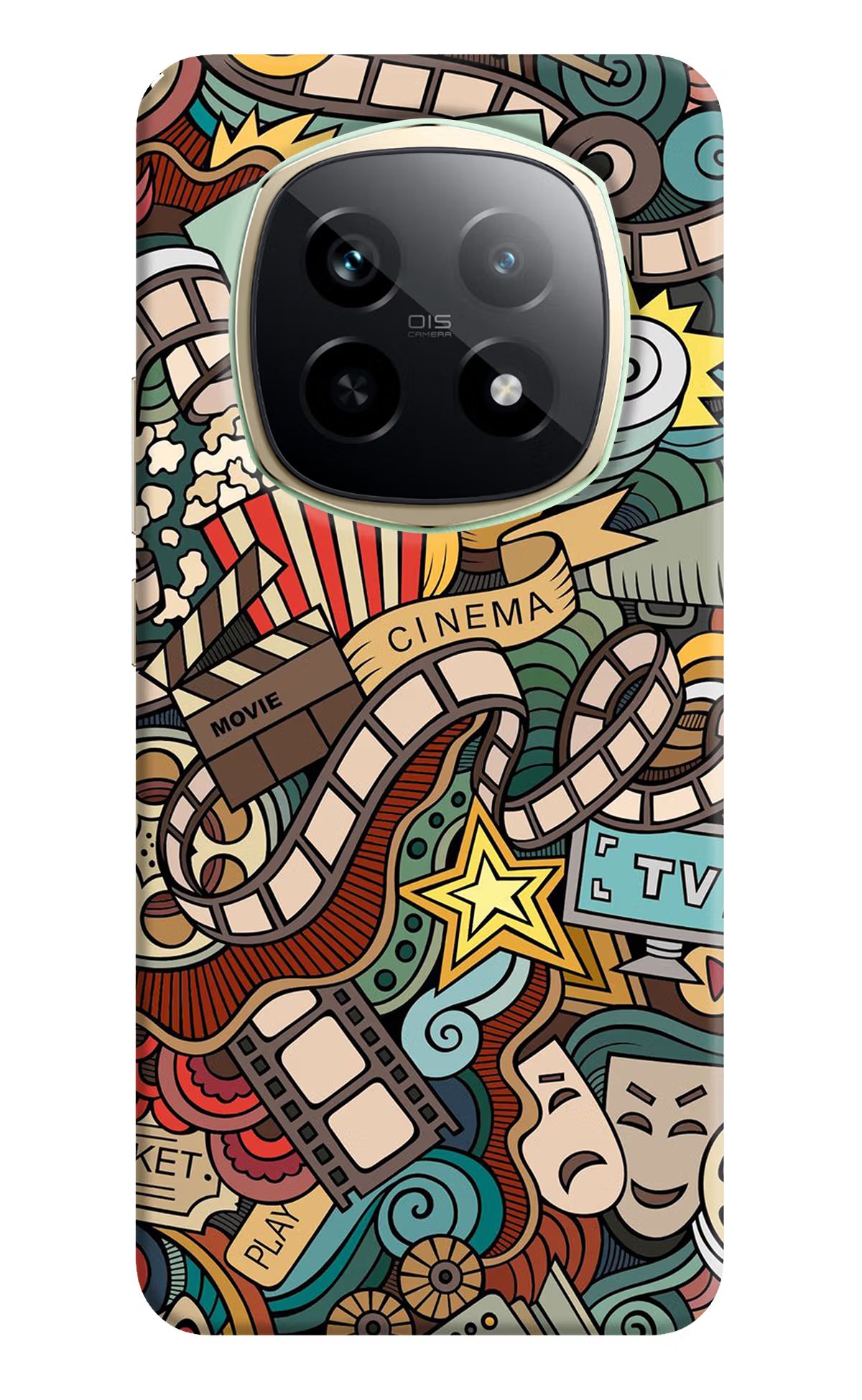 Cinema Abstract Realme P2 Pro 5G Hard Case Back Cover by Casekaro