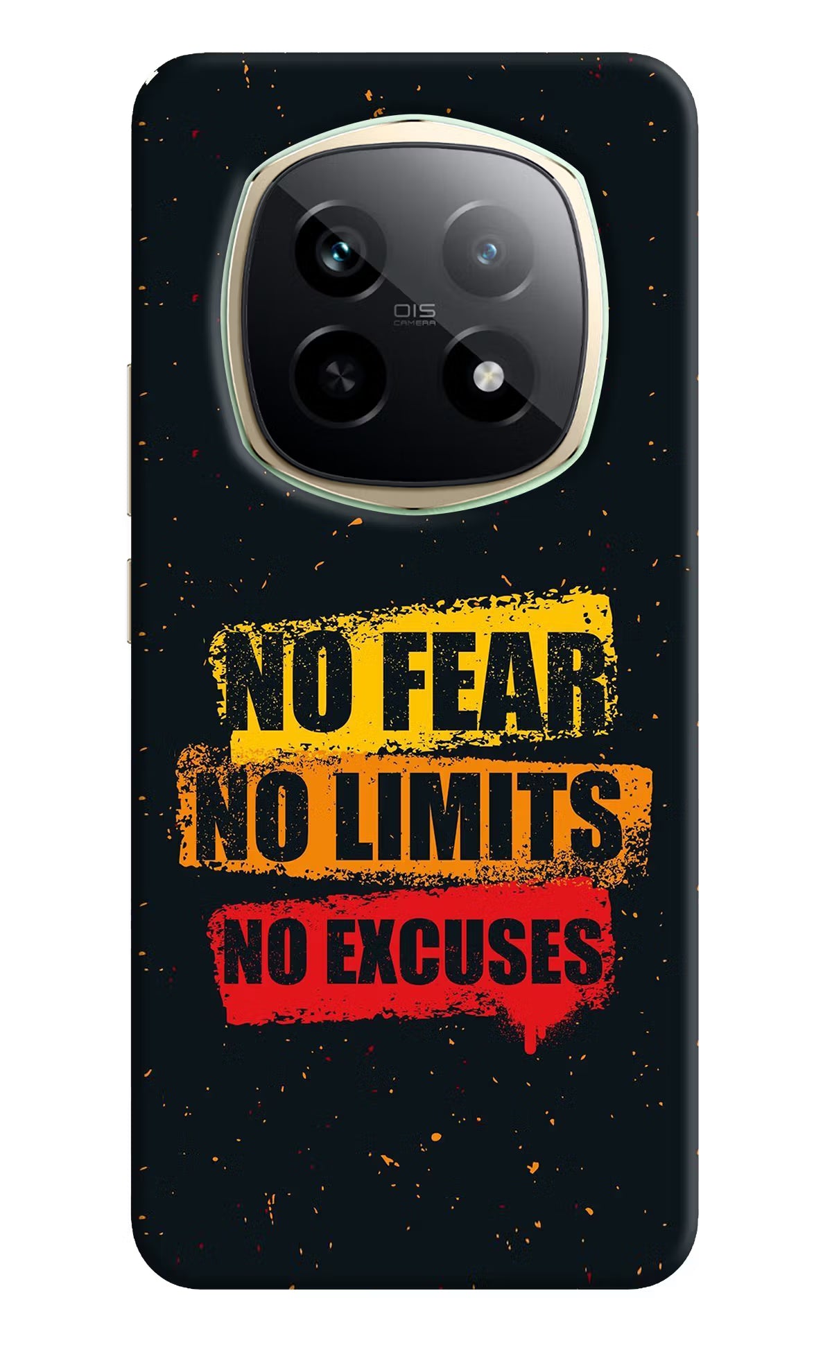 No Fear No Limits No Excuse Realme P2 Pro 5G Hard Case Back Cover by Casekaro