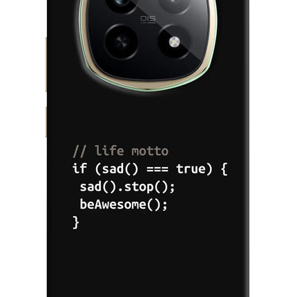 Life Motto Code Realme P2 Pro 5G Hard Case Back Cover by Casekaro