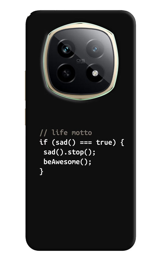 Life Motto Code Realme P2 Pro 5G Hard Case Back Cover by Casekaro