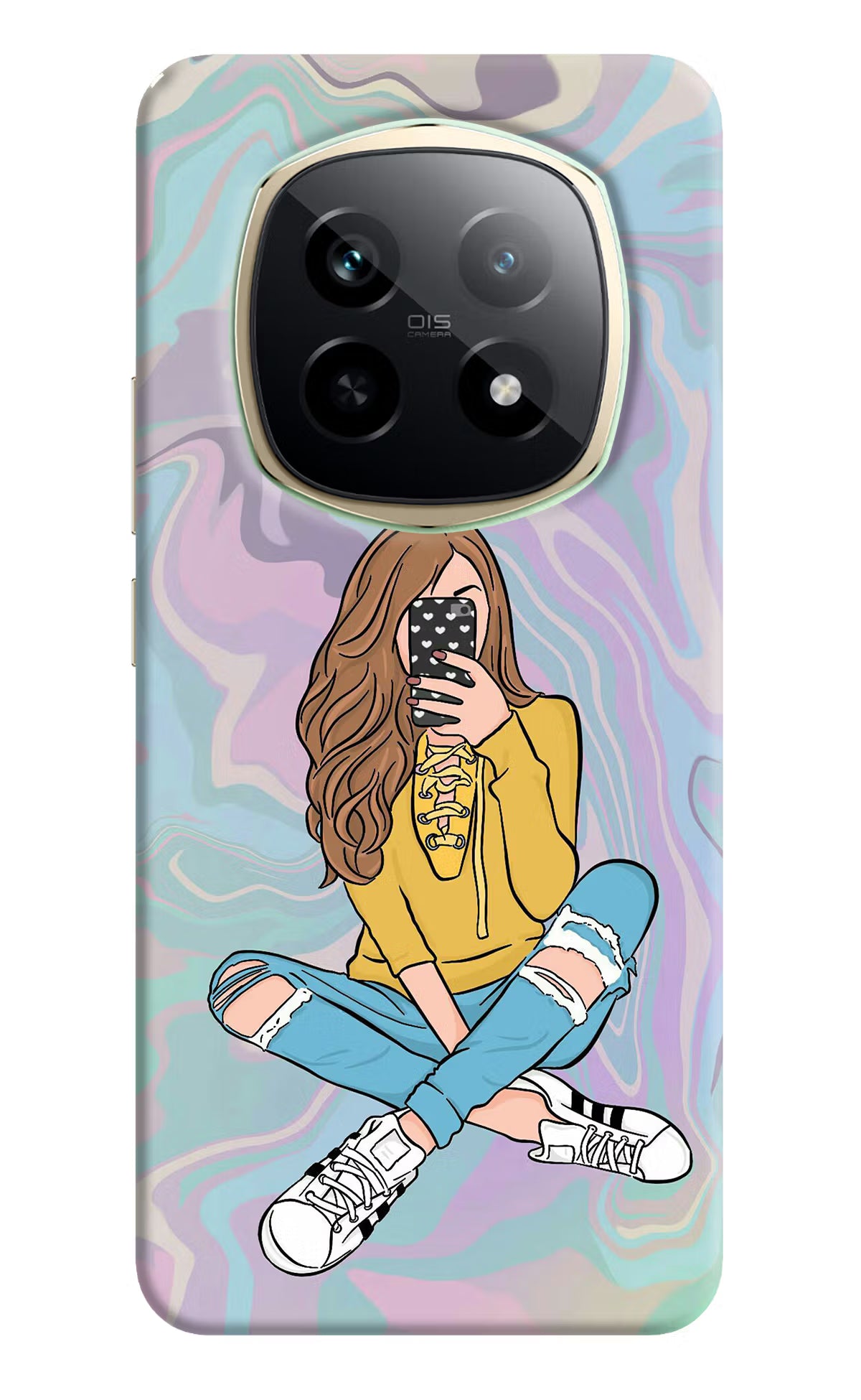 Selfie Girl Realme P2 Pro 5G Hard Case Back Cover by Casekaro