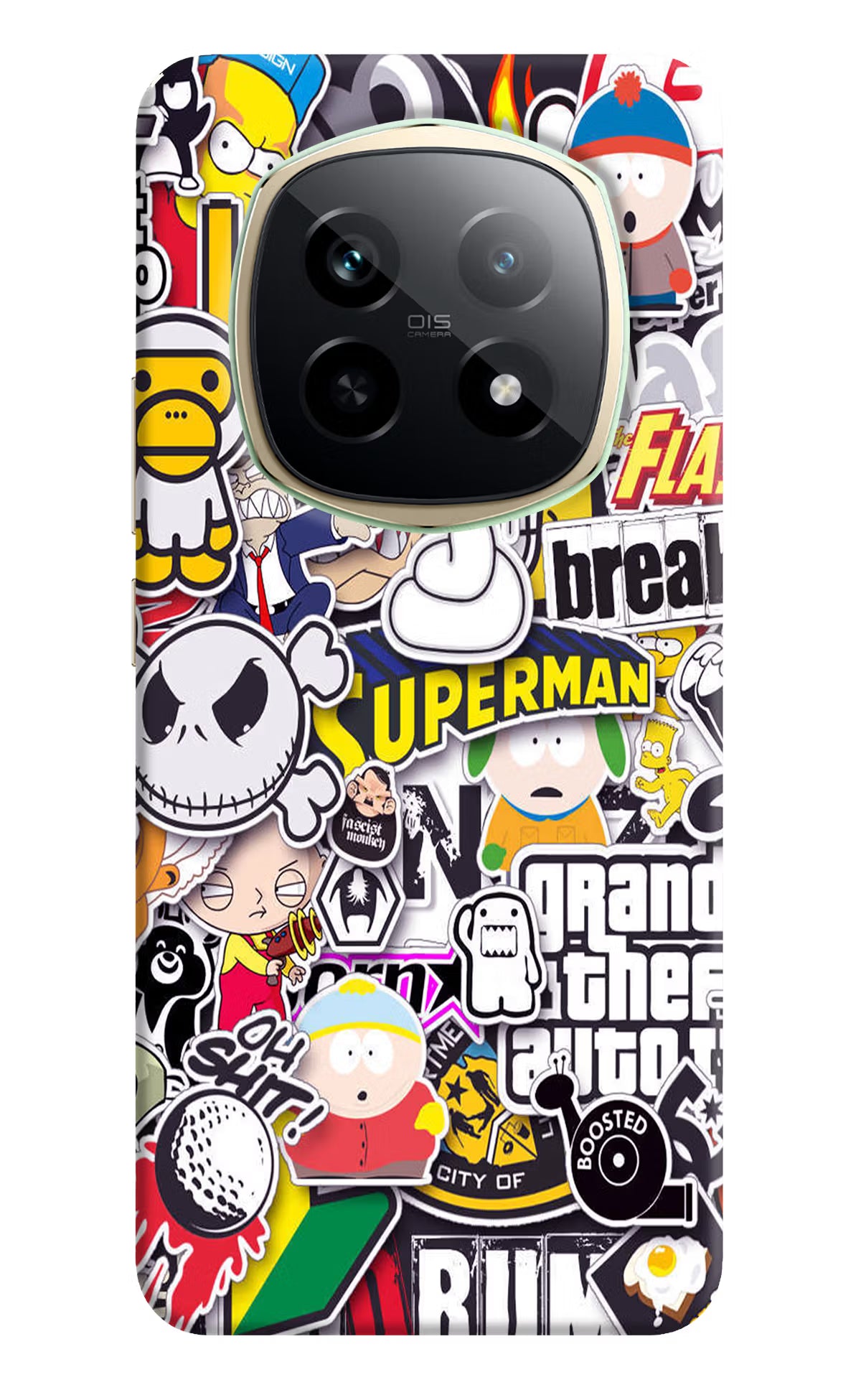 Sticker Bomb Realme P2 Pro 5G Hard Case Back Cover by Casekaro
