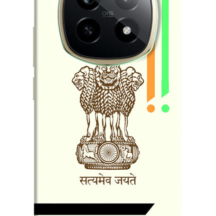 Satyamev Jayate Brown Logo Realme P2 Pro 5G Hard Case Back Cover by Casekaro