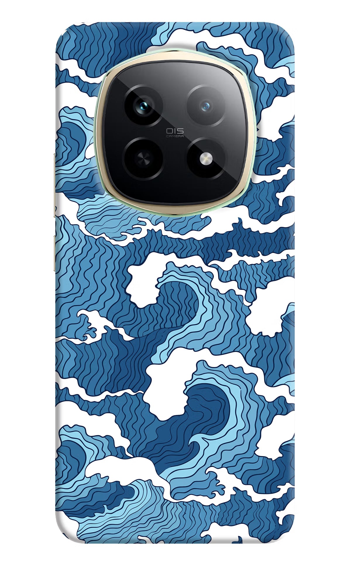 Blue Waves Realme P2 Pro 5G Hard Case Back Cover by Casekaro