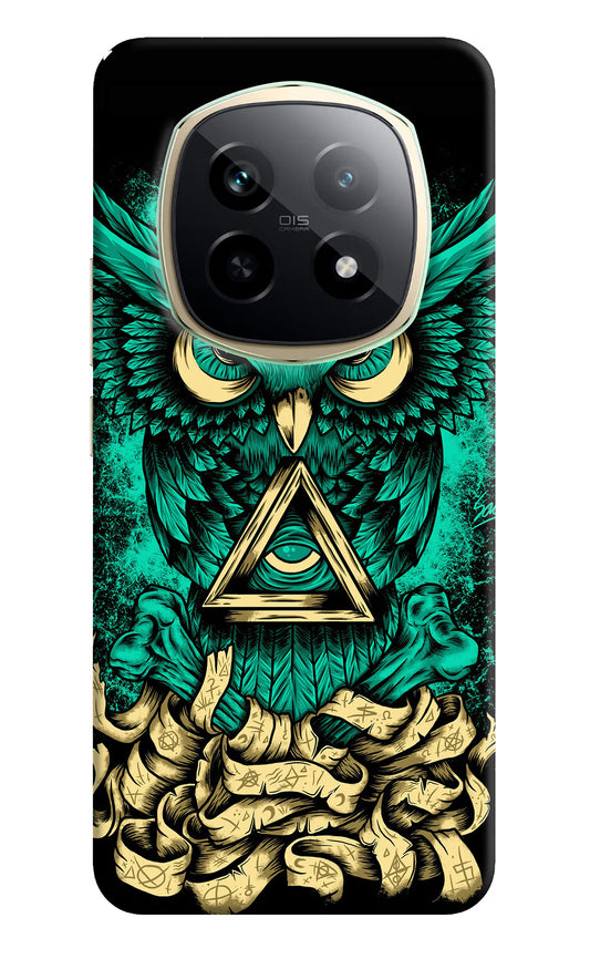 Green Owl Realme P2 Pro 5G Hard Case Back Cover by Casekaro