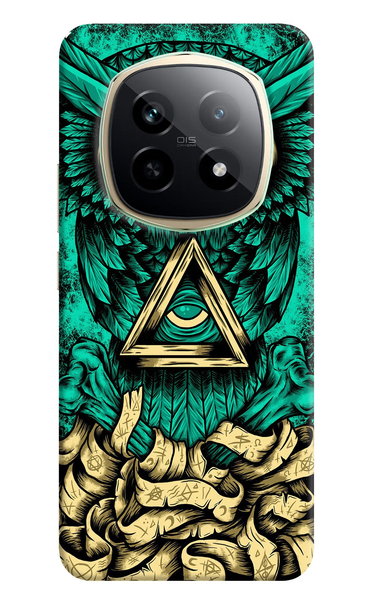 Green Owl Realme P2 Pro 5G Hard Case Back Cover by Casekaro