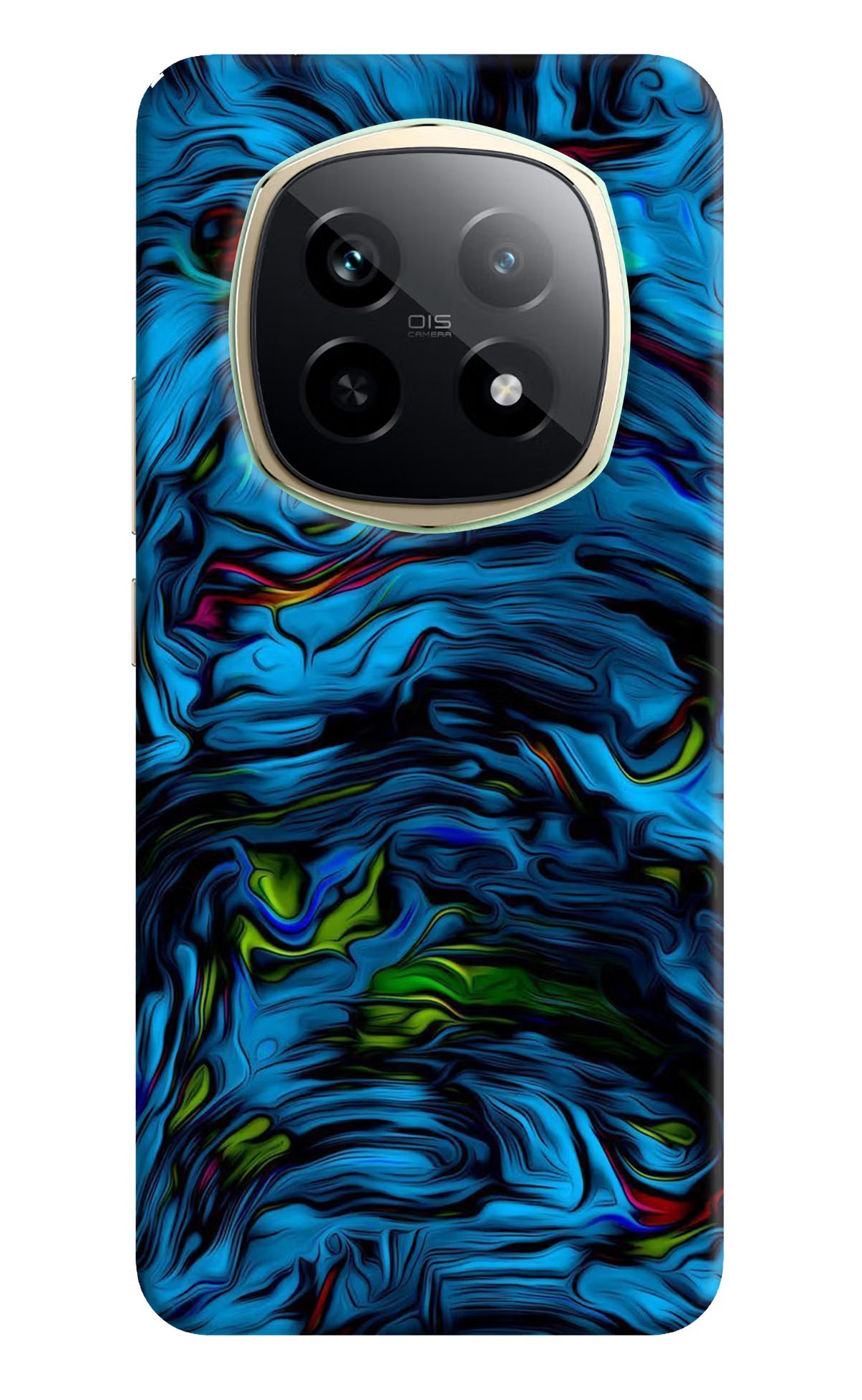 Dark Blue Abstract Realme P2 Pro 5G Hard Case Back Cover by Casekaro
