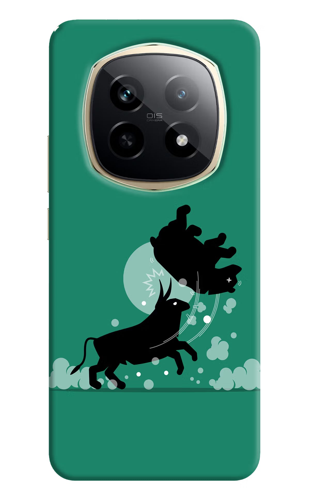 Bull Conqueror Realme P2 Pro 5G Hard Case Back Cover by Casekaro