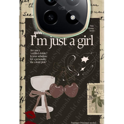 I am just a girl Realme P2 Pro 5G Hard Case Back Cover by Casekaro