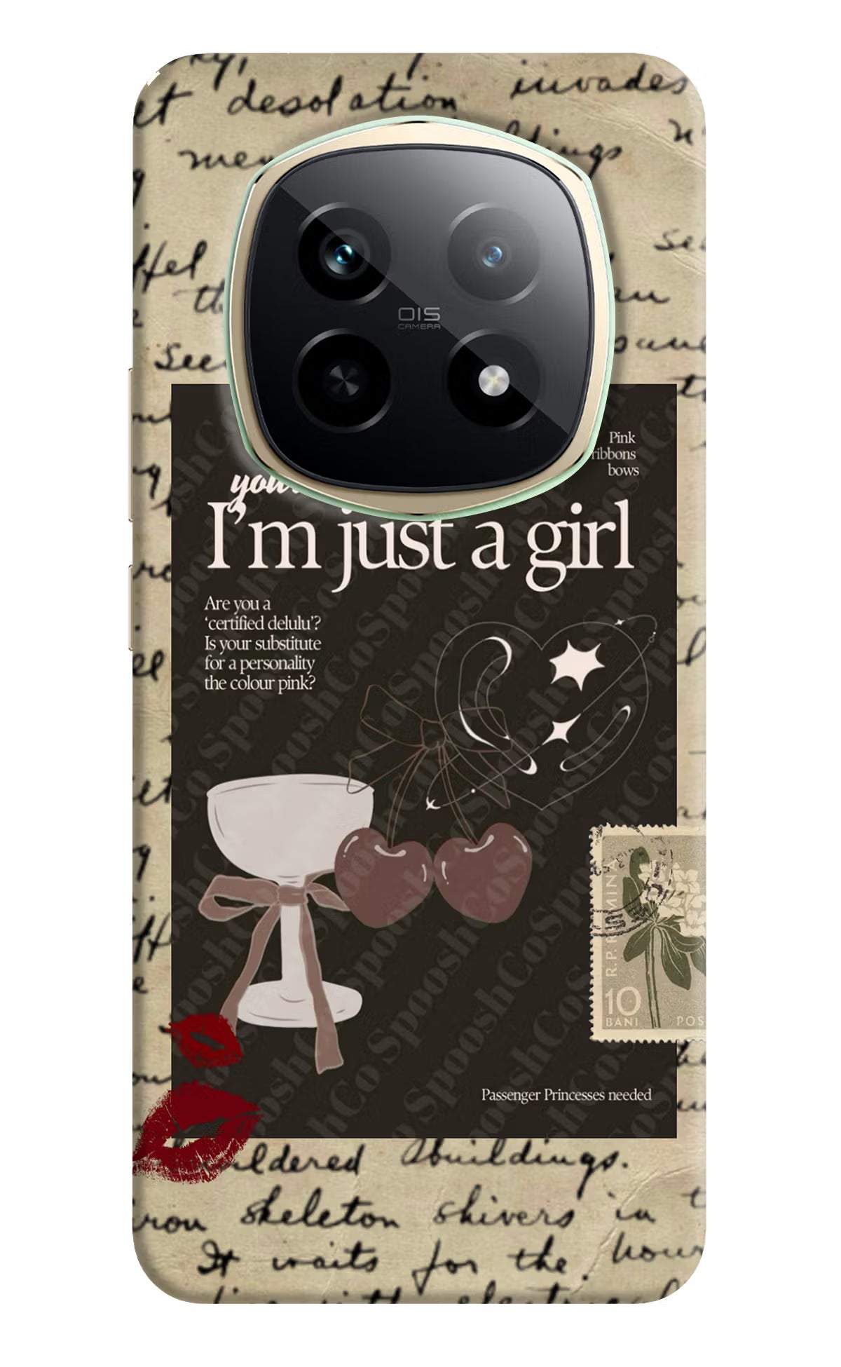 I am just a girl Realme P2 Pro 5G Hard Case Back Cover by Casekaro