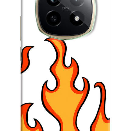 Fired Up – White Realme P2 Pro 5G Hard Case Back Cover by Casekaro