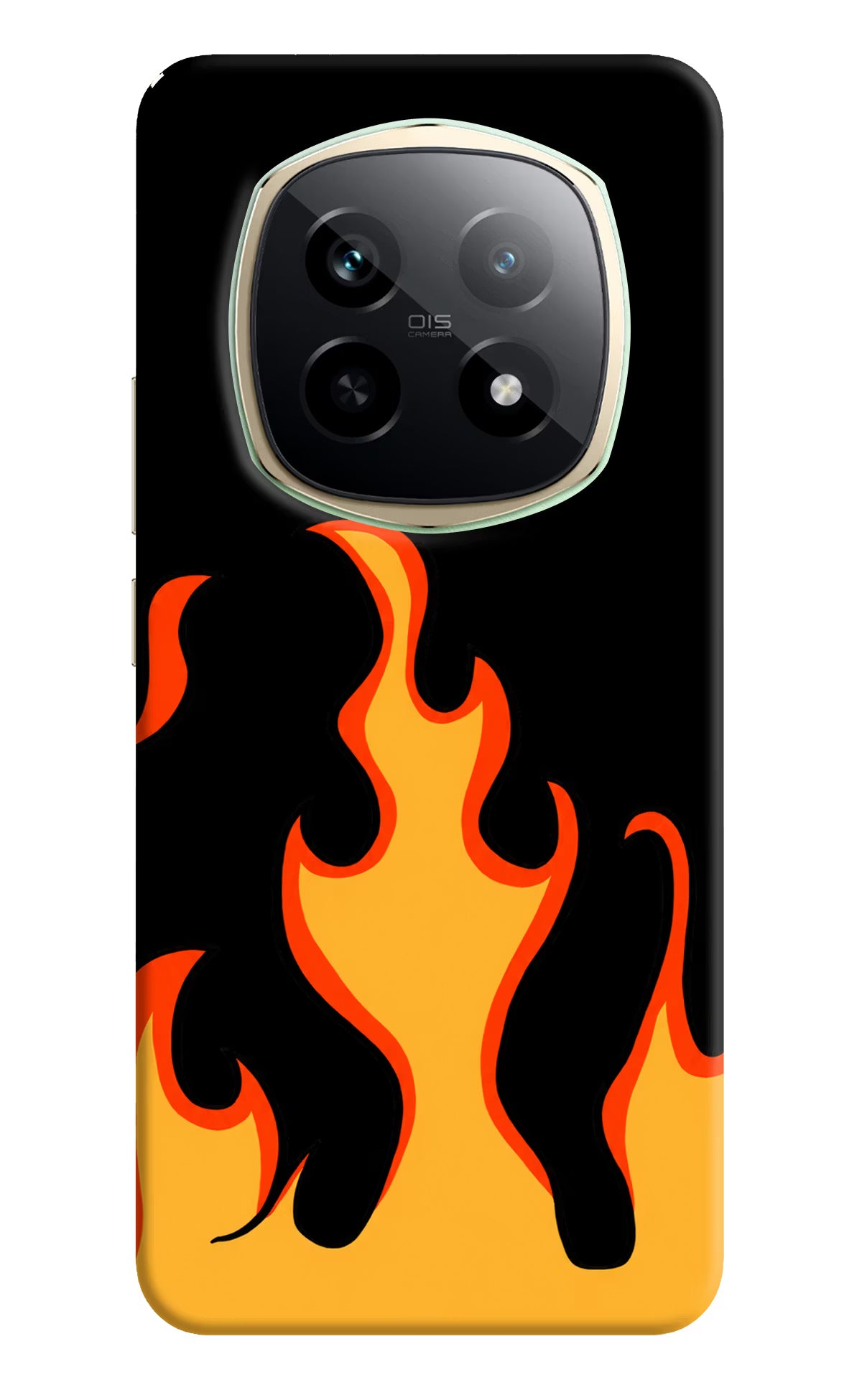Fired Up – Black Realme P2 Pro 5G Hard Case Back Cover by Casekaro