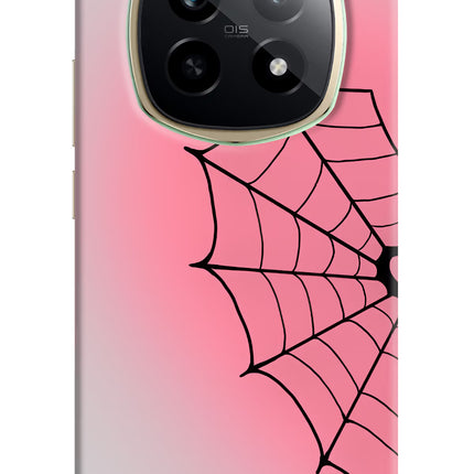 Pink Web Realme P2 Pro 5G Hard Case Back Cover by Casekaro