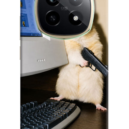 Hacker Hamster Realme P2 Pro 5G Hard Case Back Cover by Casekaro