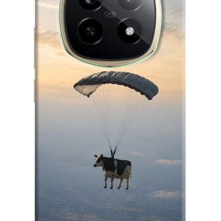 Skydiving Cow Realme P2 Pro 5G Hard Case Back Cover by Casekaro