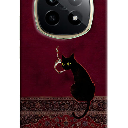 Midnight Cat Realme P2 Pro 5G Hard Case Back Cover by Casekaro