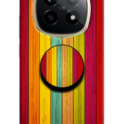 Multicolor Wooden Realme P2 Pro 5G Pop Case by Casekaro