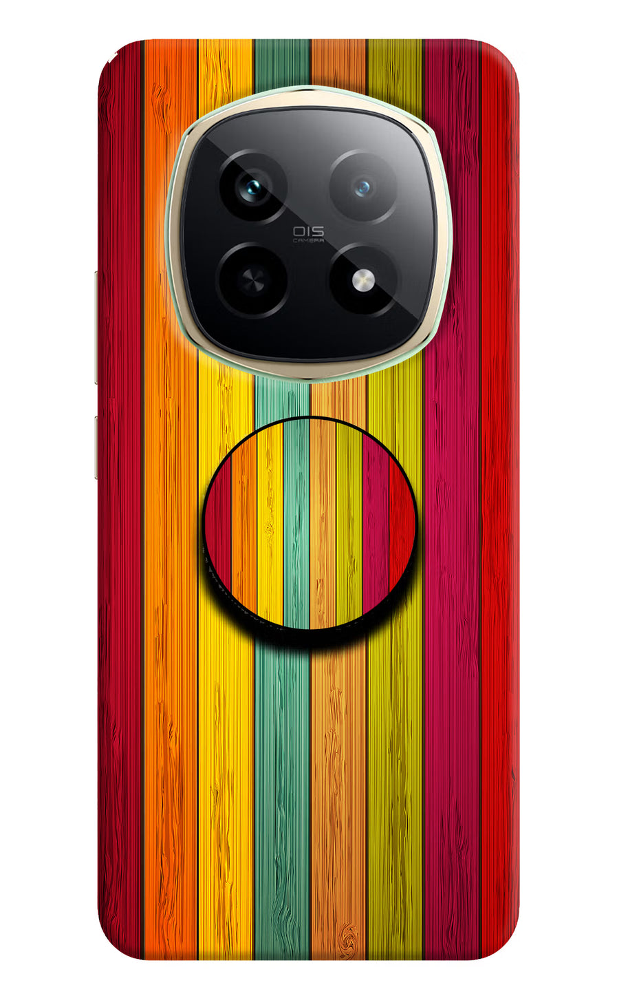 Multicolor Wooden Realme P2 Pro 5G Pop Case, Hard case