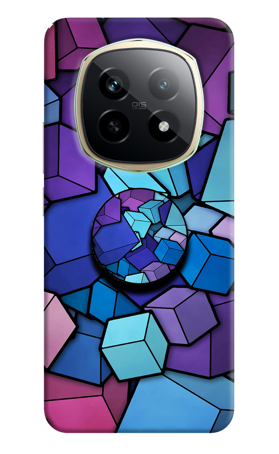 Cubic Abstract Realme P2 Pro 5G Pop Case, Hard case
