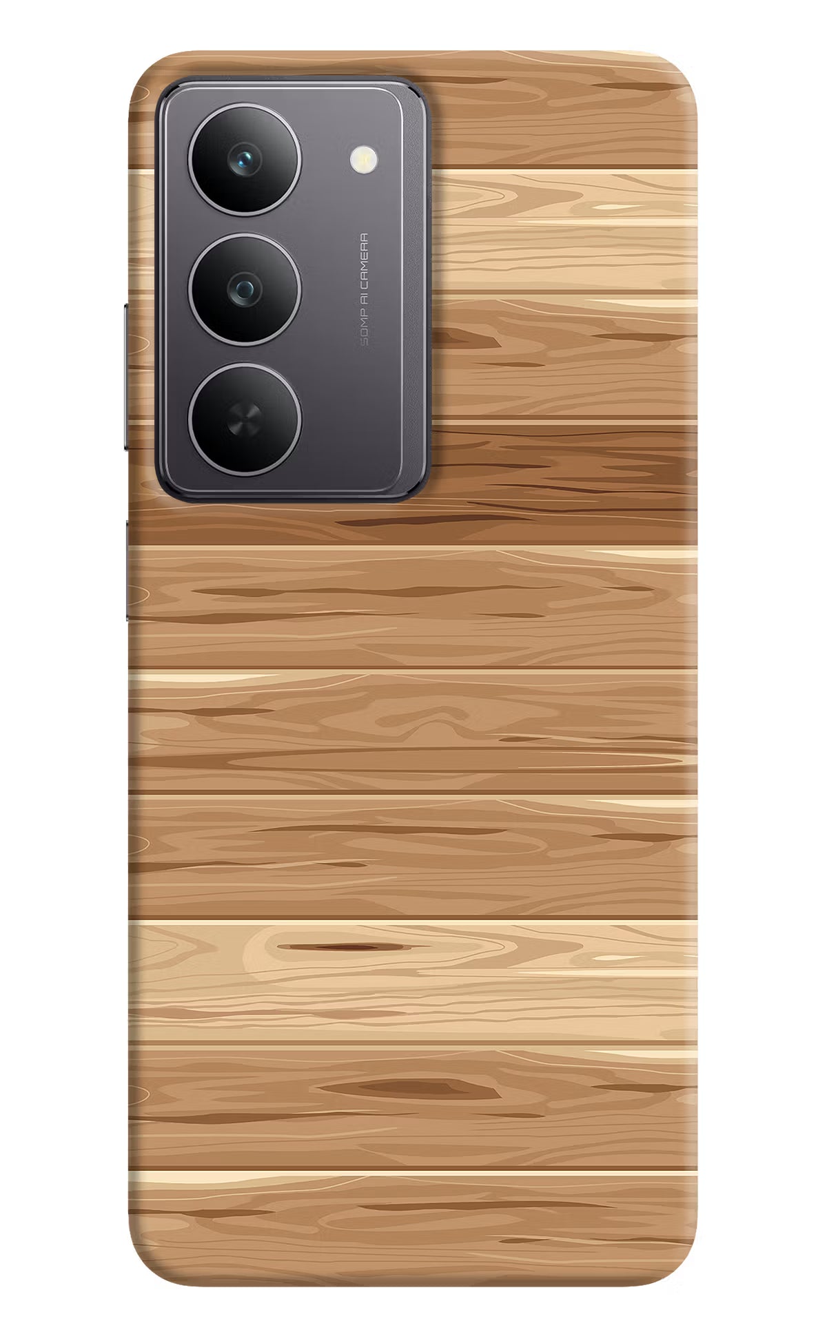 Wooden Vector Realme 14x 5G Hard Case Back Cover by Casekaro