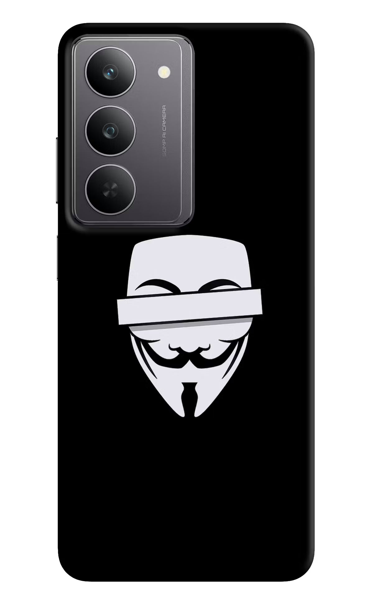 Anonymous Face Realme 14x 5G Hard Case Back Cover by Casekaro