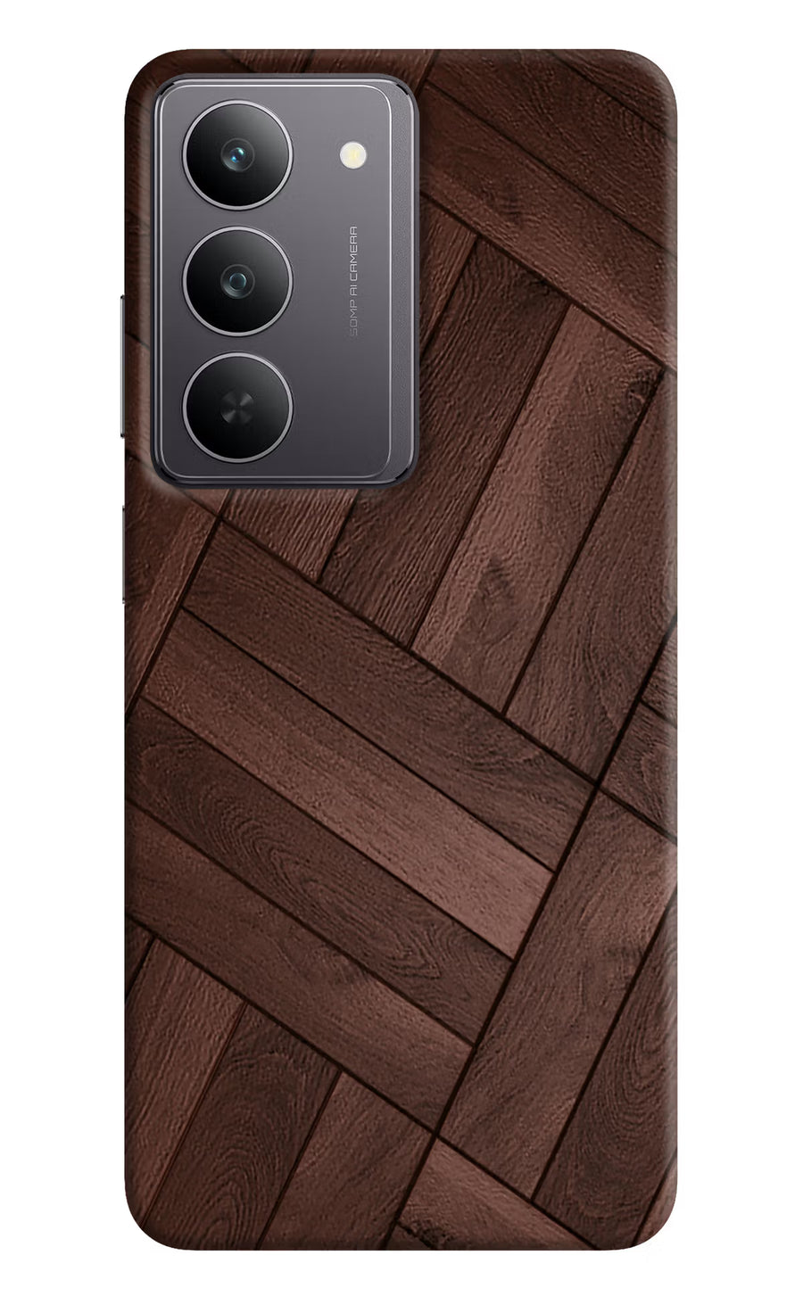 Wooden Texture Design Realme 14x 5G Back Cover, Hard case