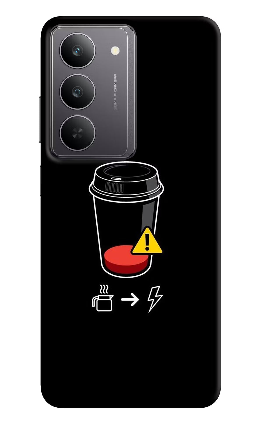 Coffee Realme 14x 5G Back Cover, Hard case