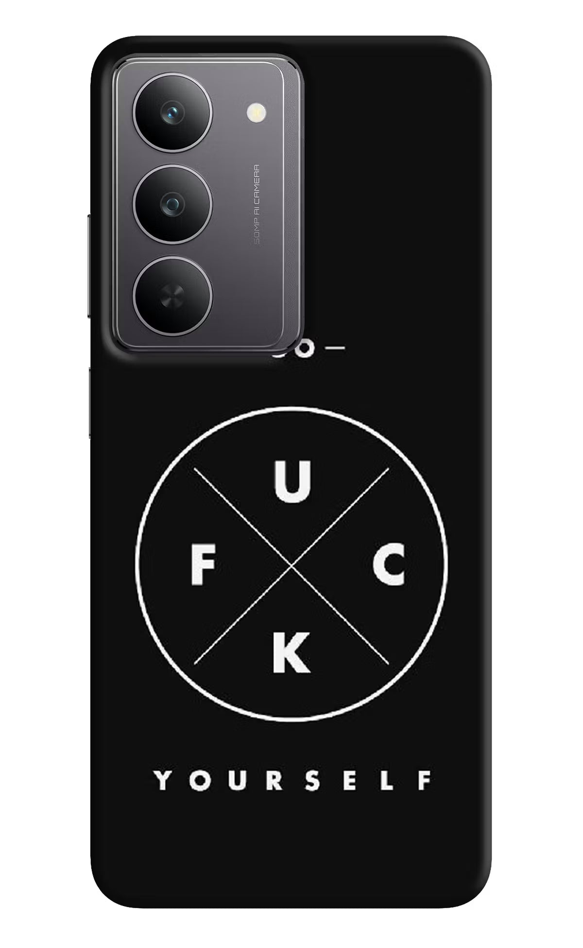 Go Fuck Yourself Realme 14x 5G Hard Case Back Cover by Casekaro