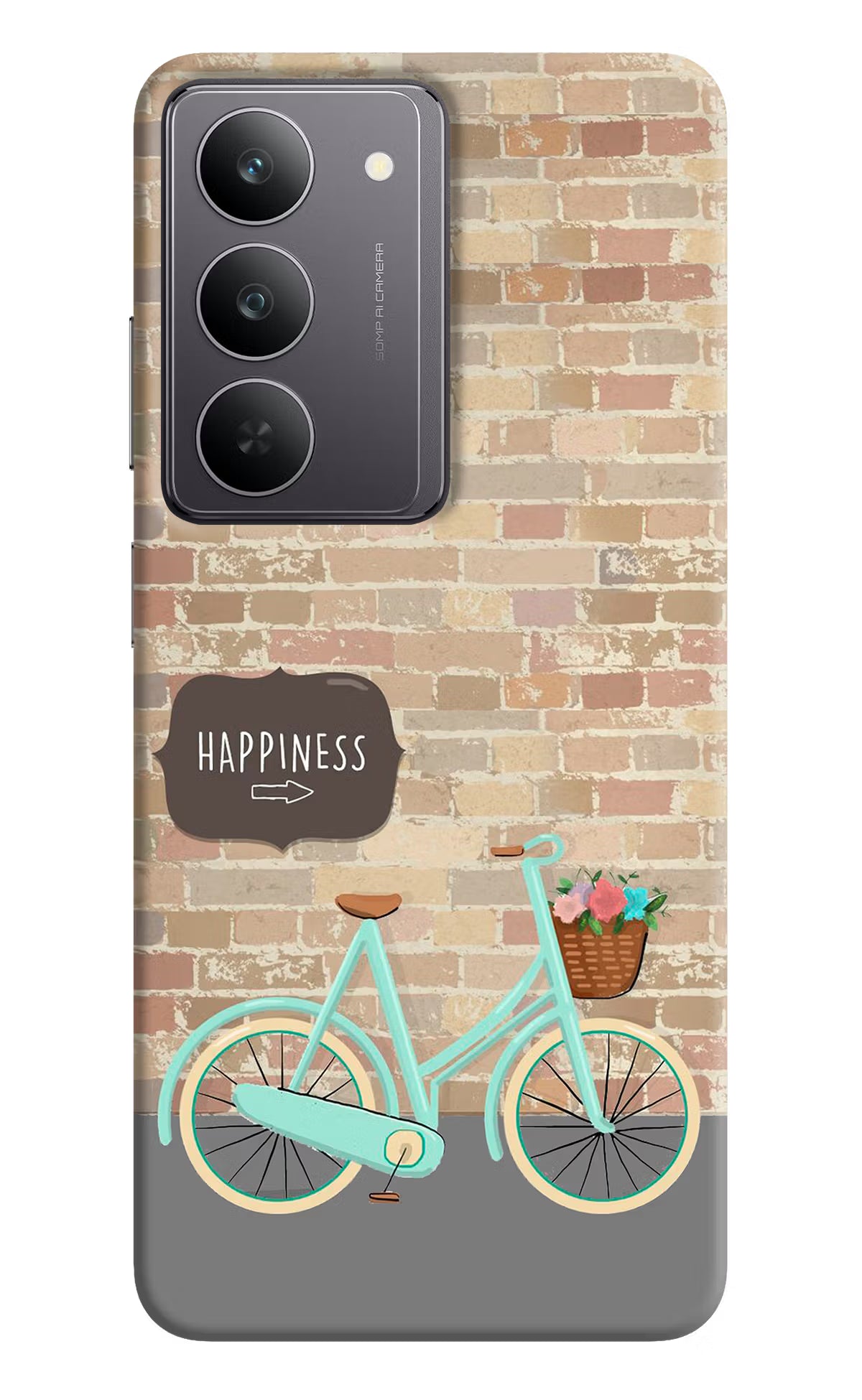 Happiness Artwork Realme 14x 5G Hard Case Back Cover by Casekaro