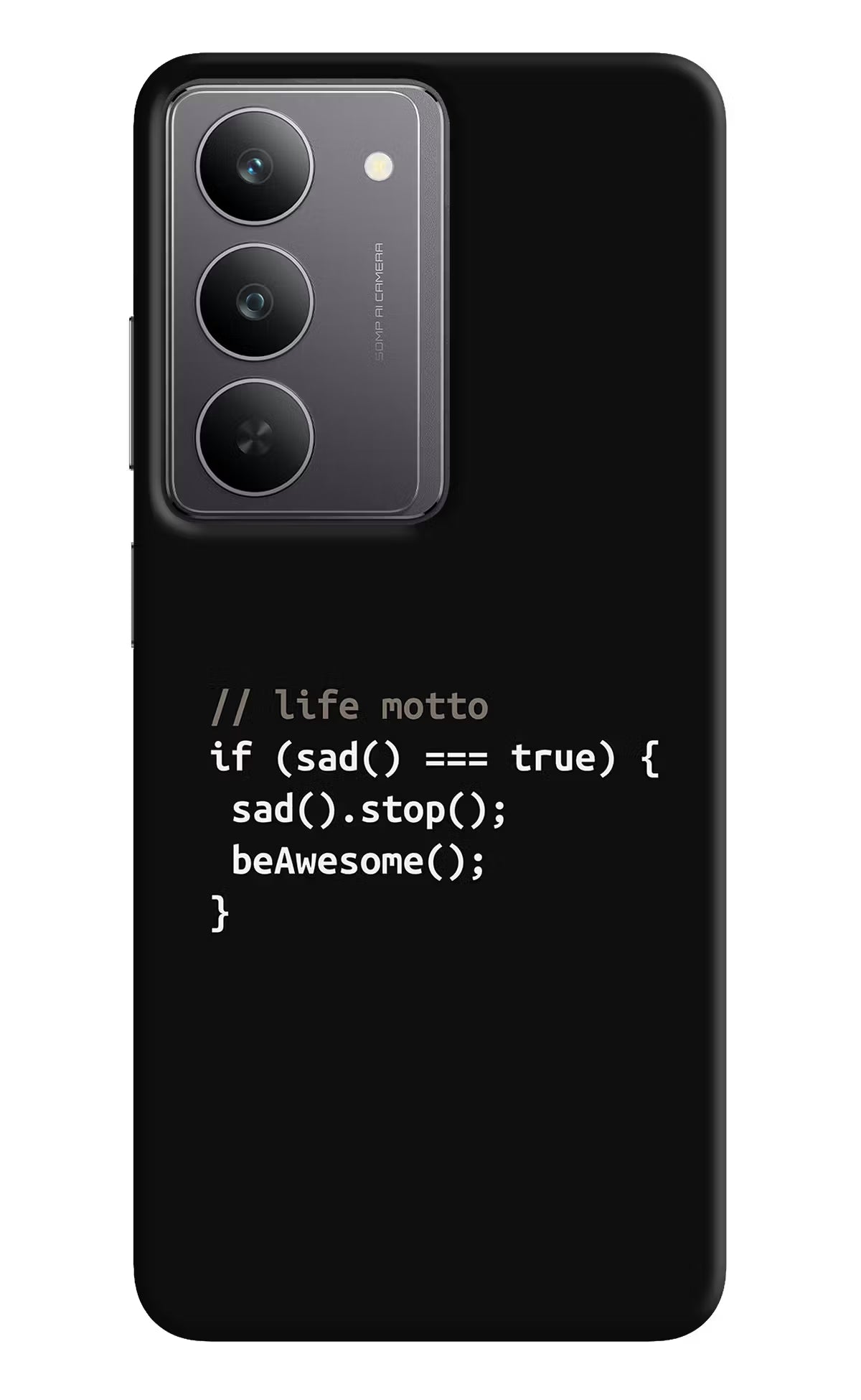 Life Motto Code Realme 14x 5G Hard Case Back Cover by Casekaro