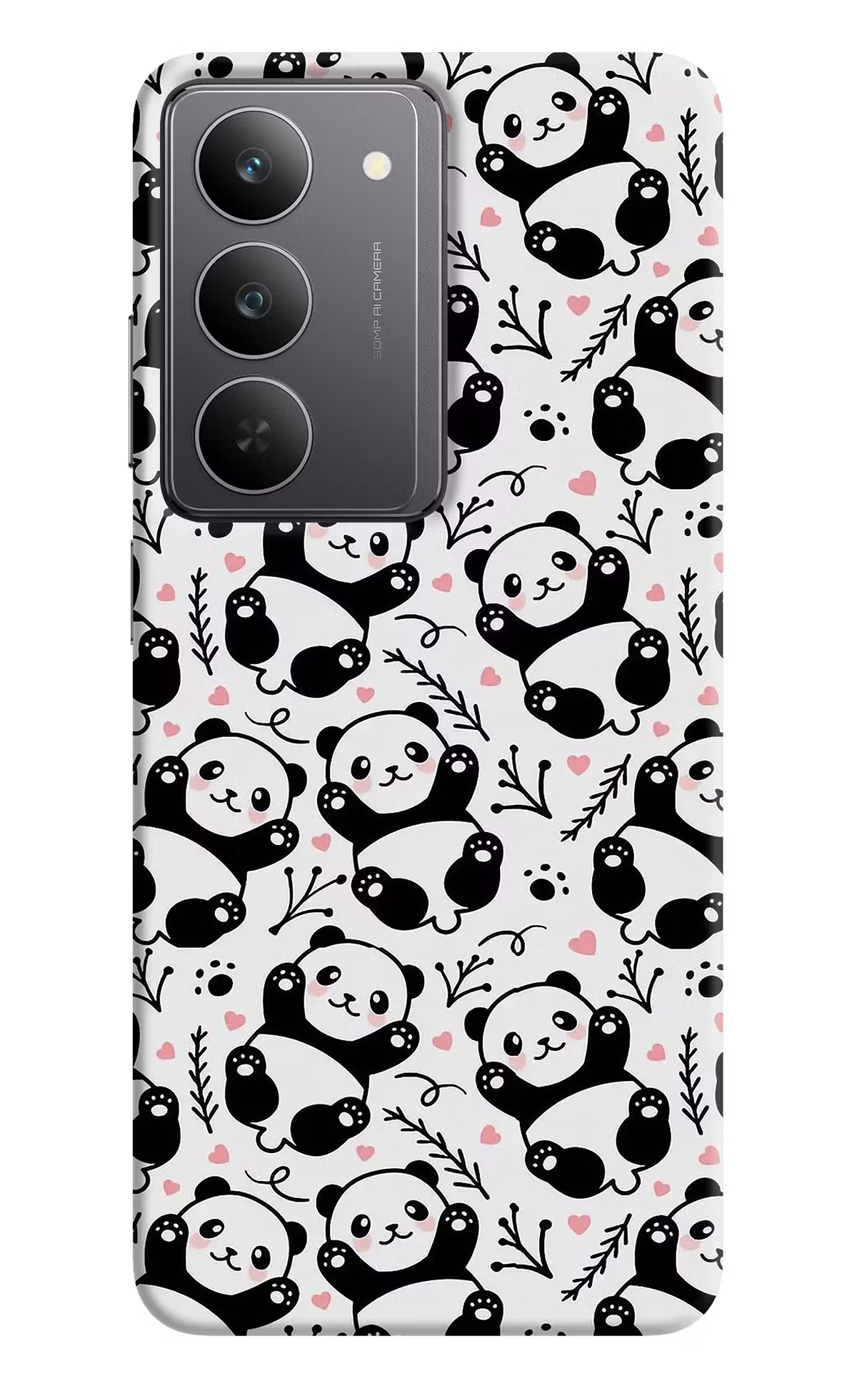 Cute Panda Realme 14x 5G Hard Case Back Cover by Casekaro