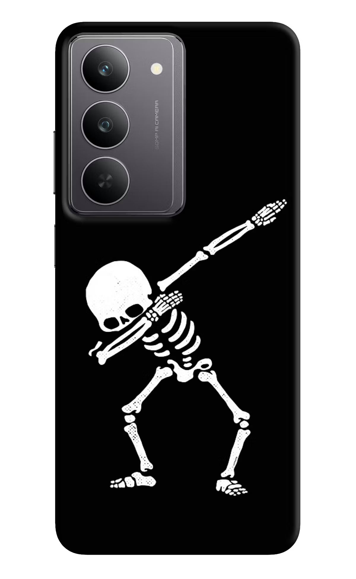 Dabbing Skeleton Art Realme 14x 5G Hard Case Back Cover by Casekaro