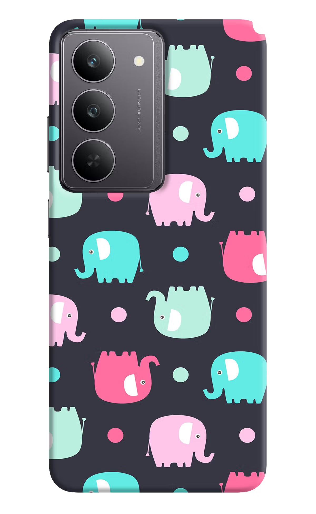 Elephants Realme 14x 5G Hard Case Back Cover by Casekaro