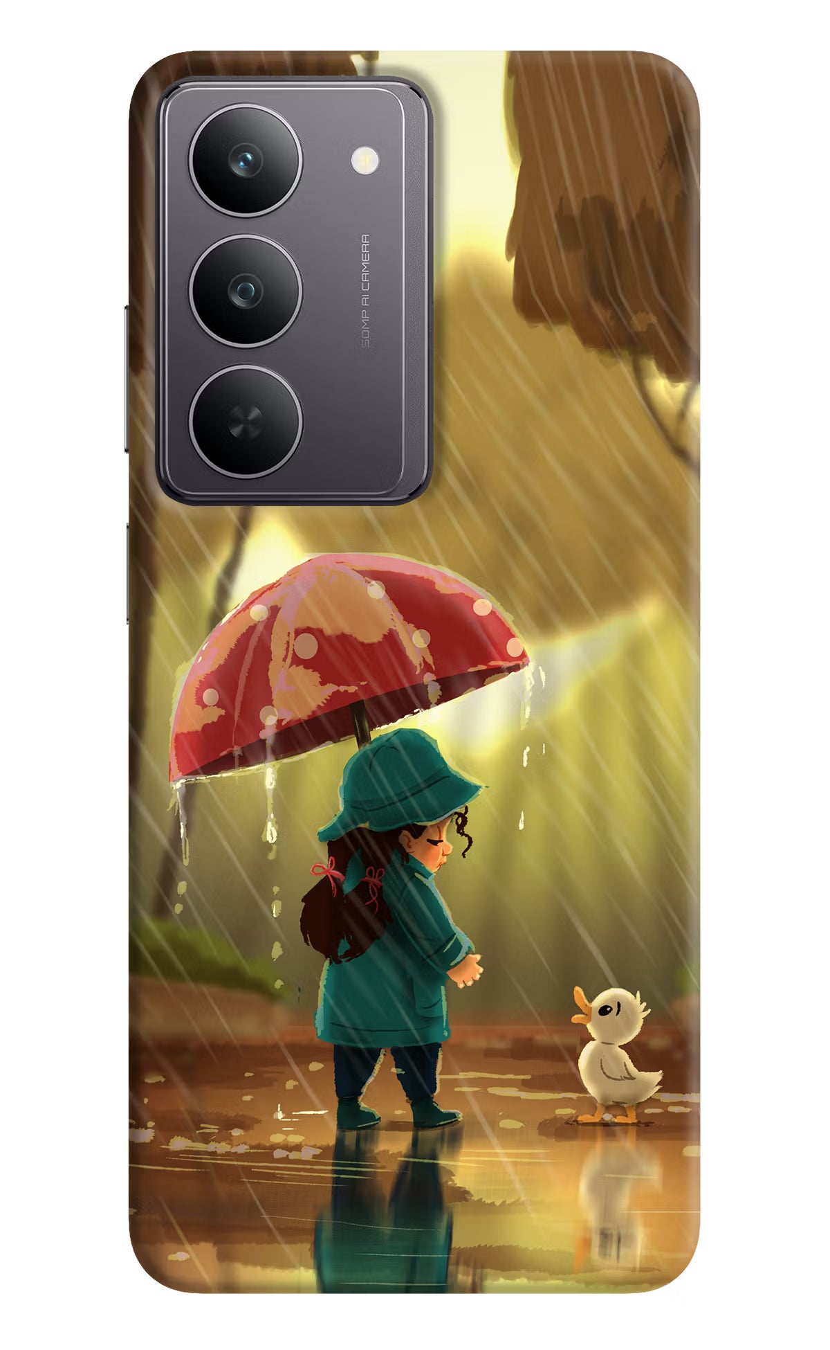 Rainy Day Realme 14x 5G Hard Case Back Cover by Casekaro