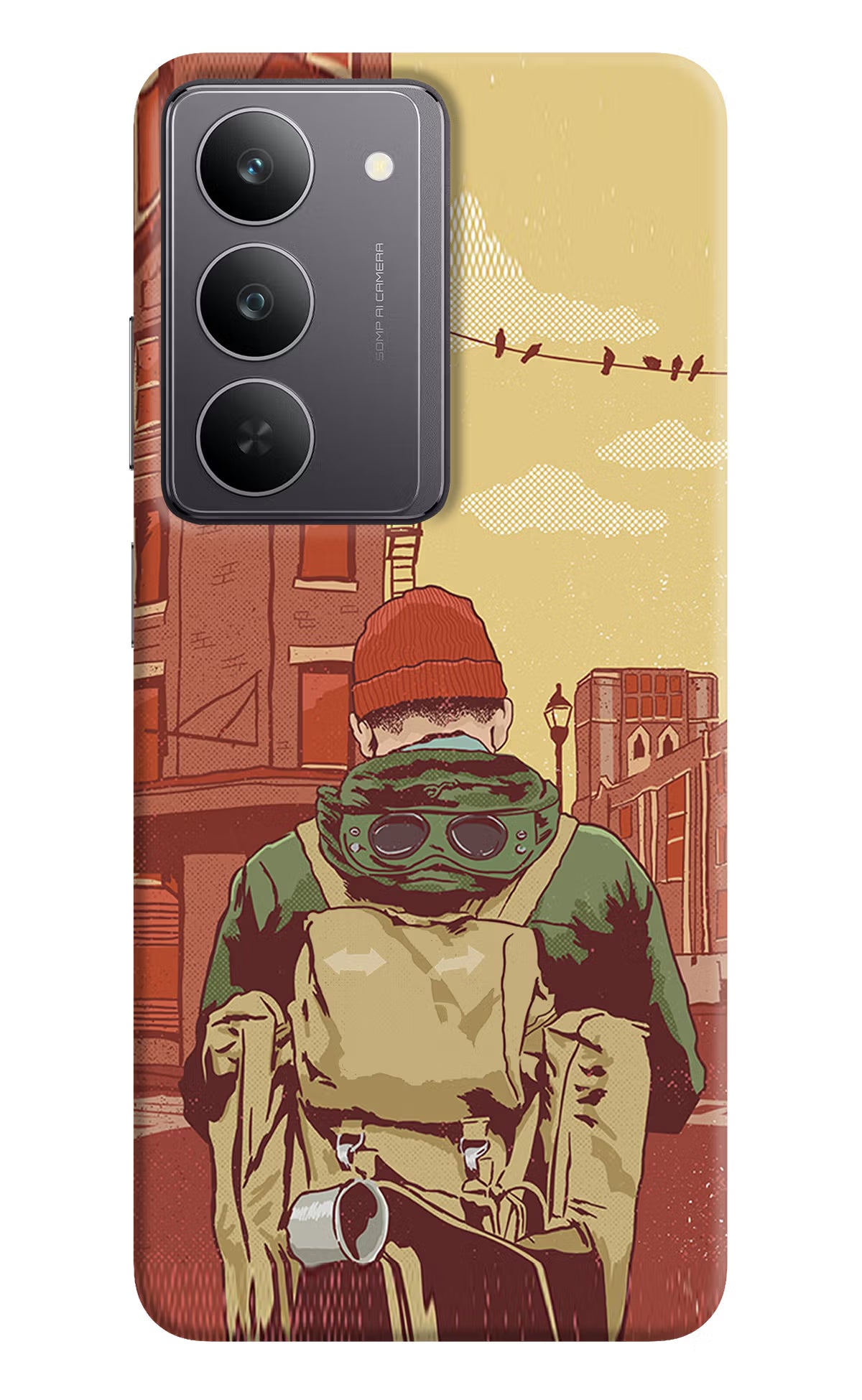 Adventurous Realme 14x 5G Hard Case Back Cover by Casekaro