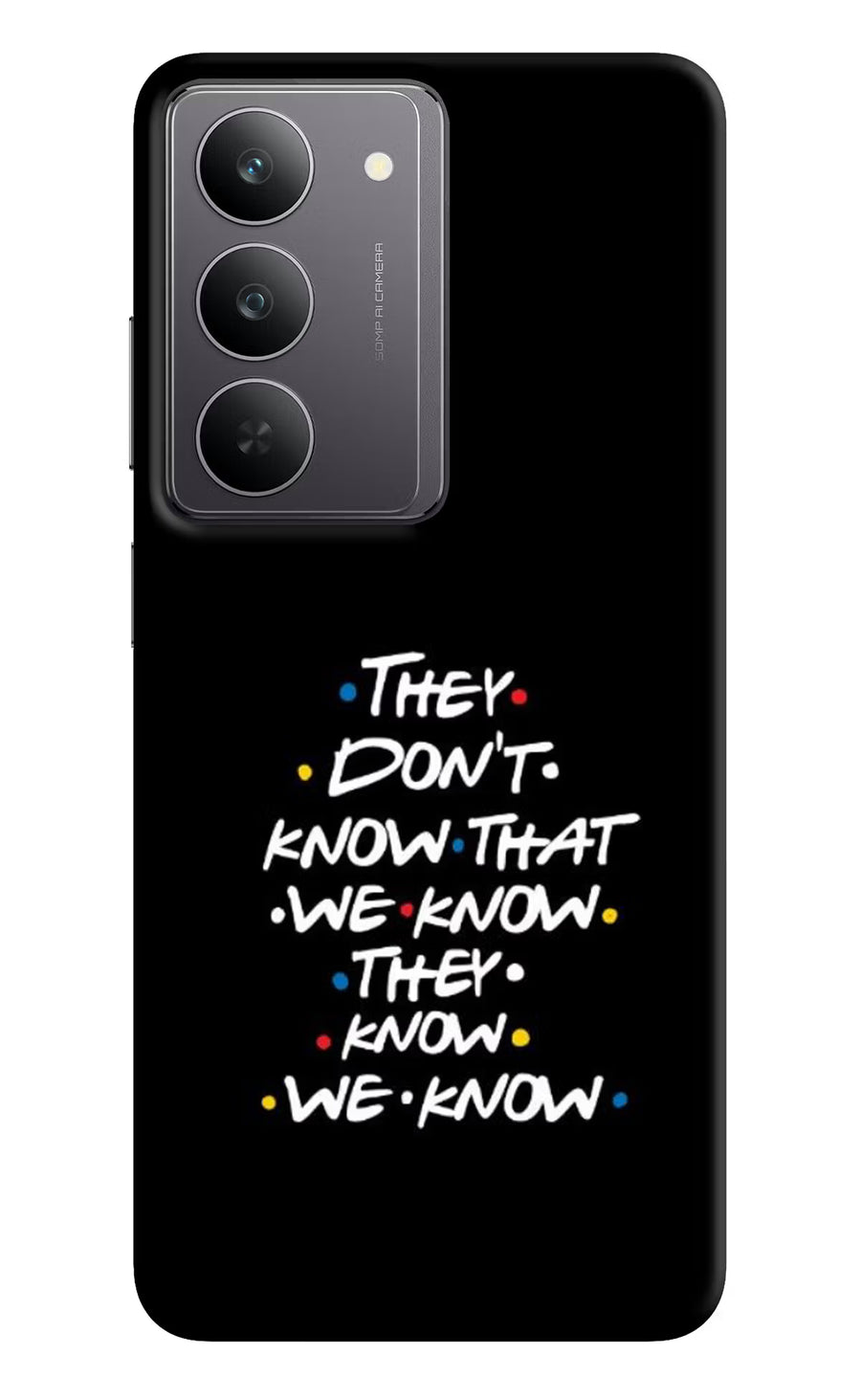 FRIENDS Dialogue Realme 14x 5G Back Cover, Hard case
