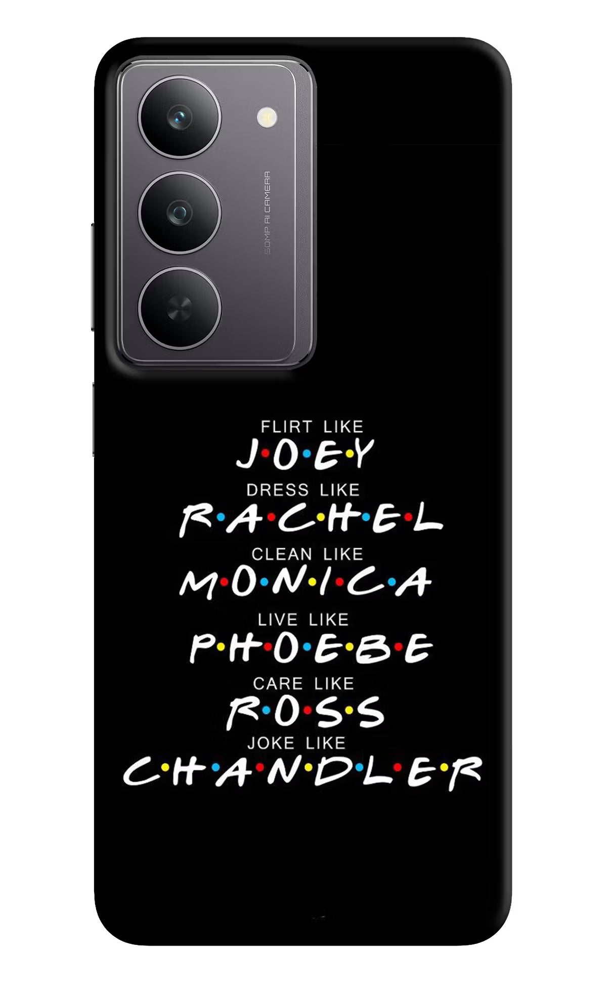 FRIENDS Character Realme 14x 5G Hard Case Back Cover by Casekaro