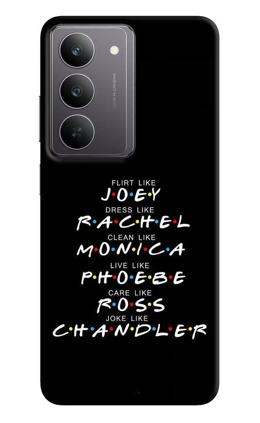FRIENDS Character Realme 14x 5G Hard Case Back Cover by Casekaro