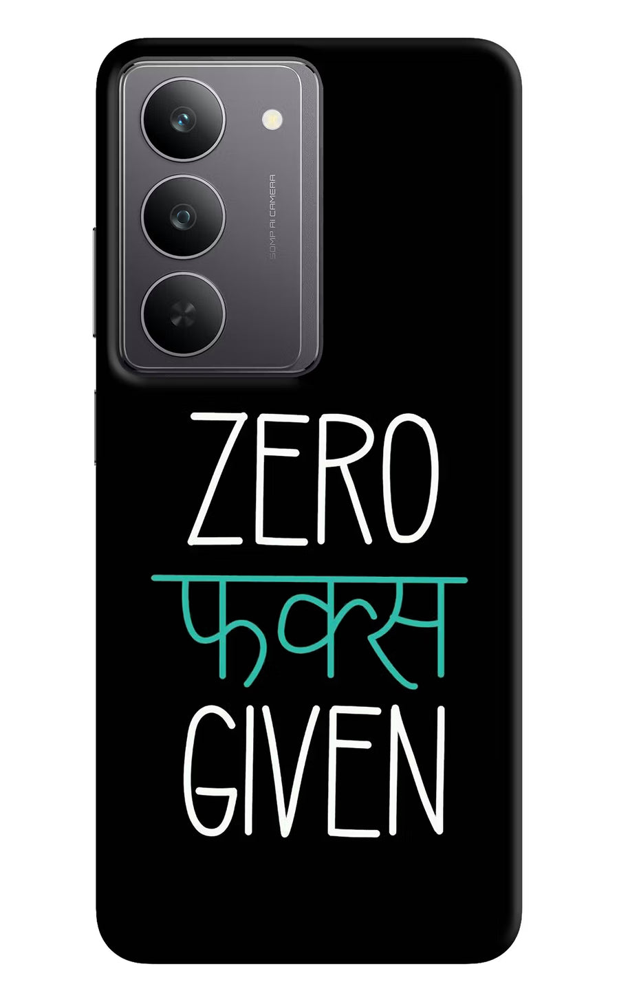 Zero Fucks Given Realme 14x 5G Back Cover, Hard case