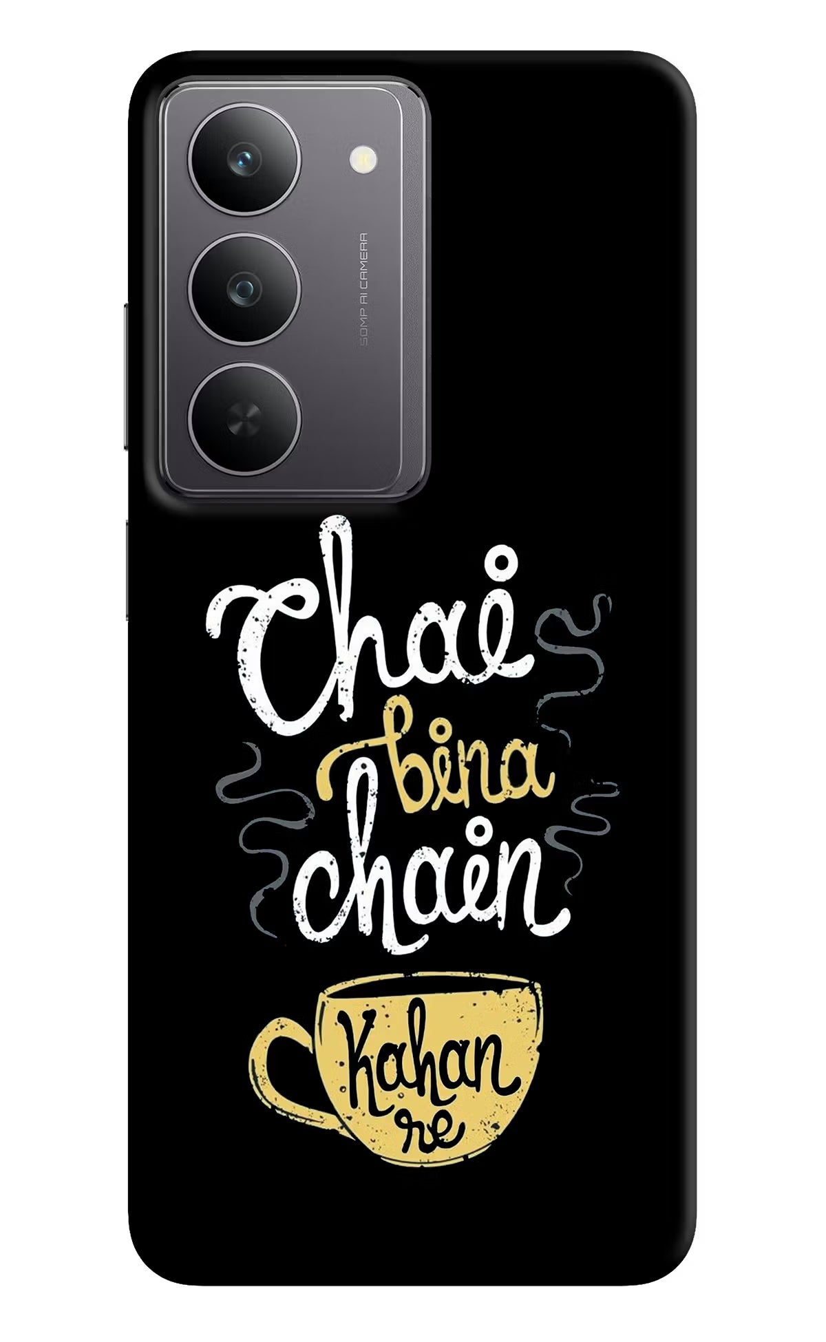 Chai Bina Chain Kaha Re Realme 14x 5G Hard Case Back Cover by Casekaro
