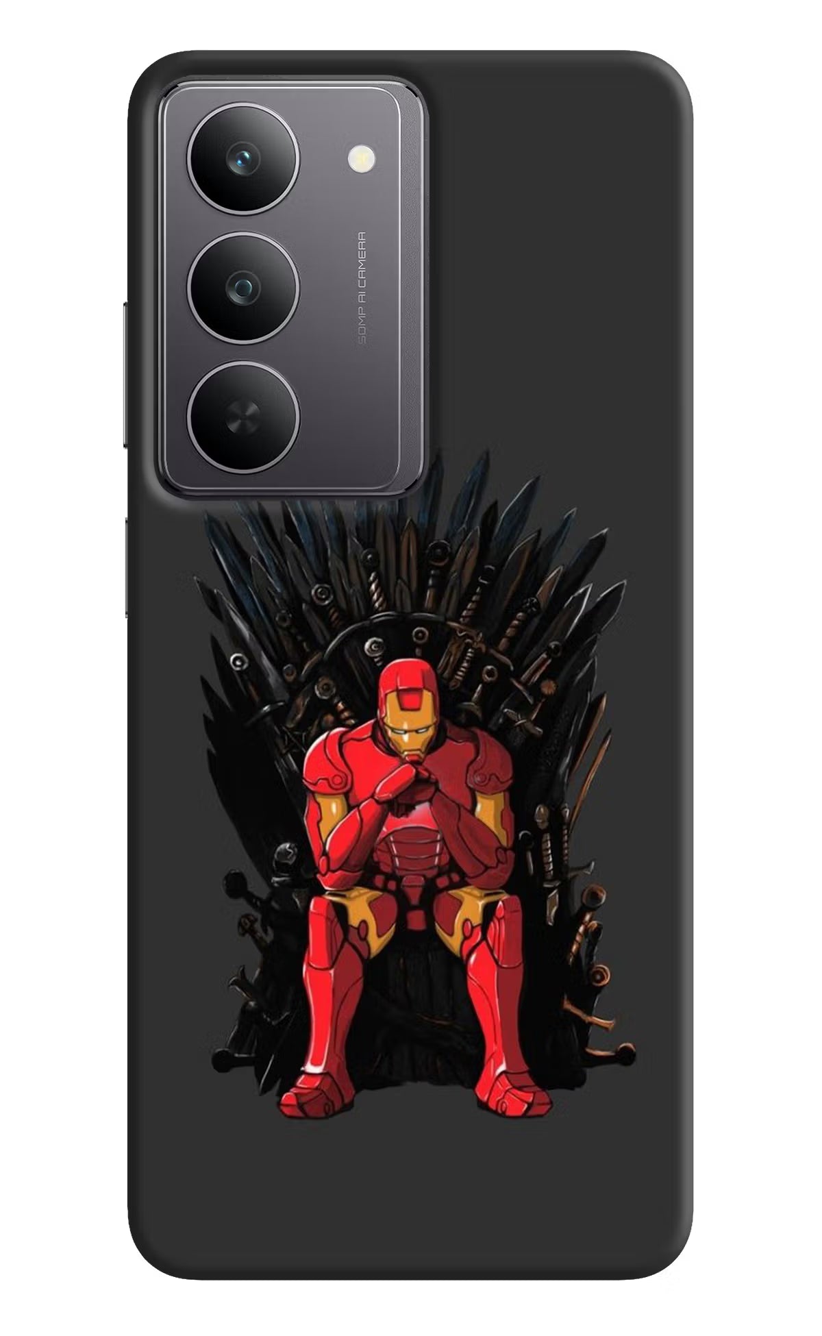 Ironman Throne Realme 14x 5G Hard Case Back Cover by Casekaro
