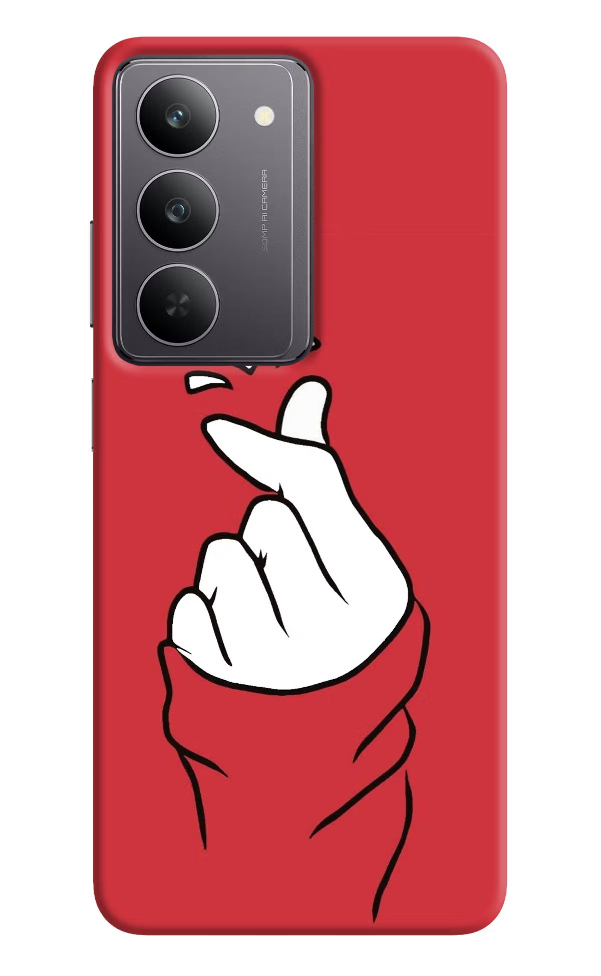 Korean Love Sign Realme 14x 5G Hard Case Back Cover by Casekaro