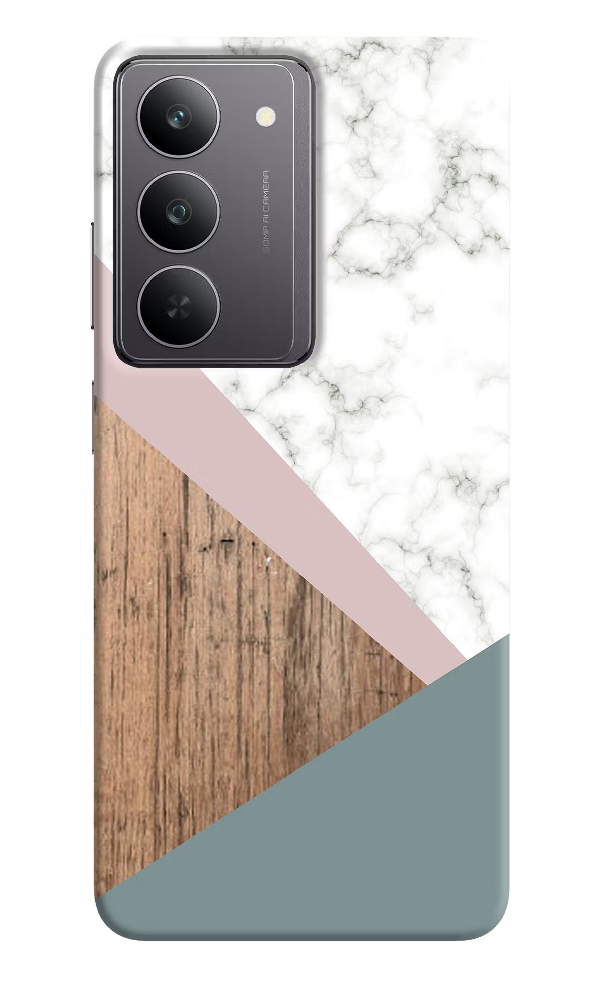 Marble wood Abstract Realme 14x 5G Hard Case Back Cover by Casekaro