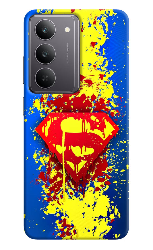 Superman logo Realme 14x 5G Hard Case Back Cover by Casekaro