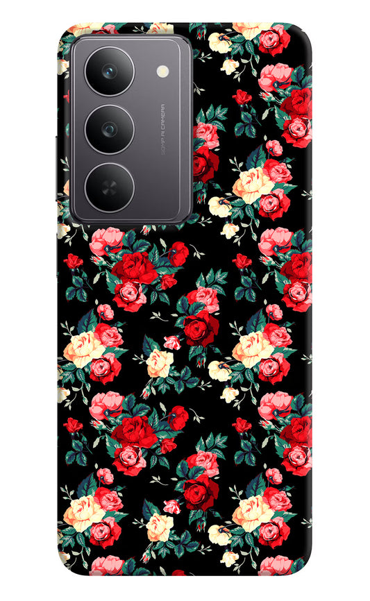 Rose Pattern Realme 14x 5G Hard Case Back Cover by Casekaro